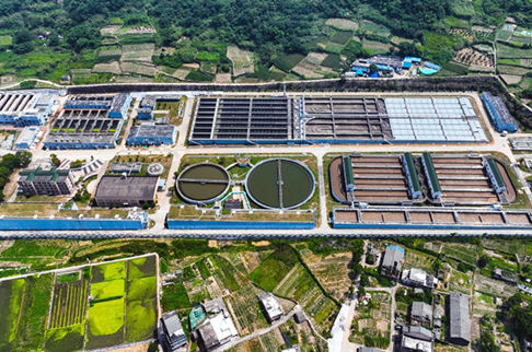 Proyecto 01 de la Planta de Tratamiento de Aguas Residuales de Wenling Muyu
